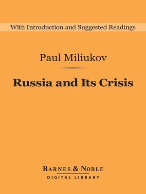 cover image of Russia and Its Crisis